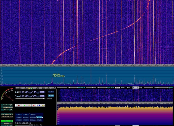 2016-02-02-1717 - 144.725 MHz - Satellite beacon doppler drifting abt 7 kHz during passby - (c) OH7HJ.JPG