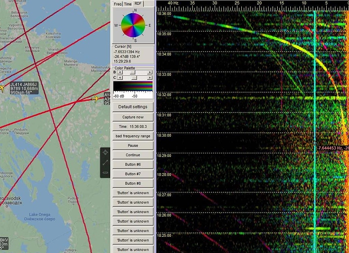 2018-10-27-1835 FT - RDF XQ4H - Segezha and Ruskeala TV - RDF cal 2 CCW - Extracting doppler with mirror twin interferences (c) OH7HJ.JPG