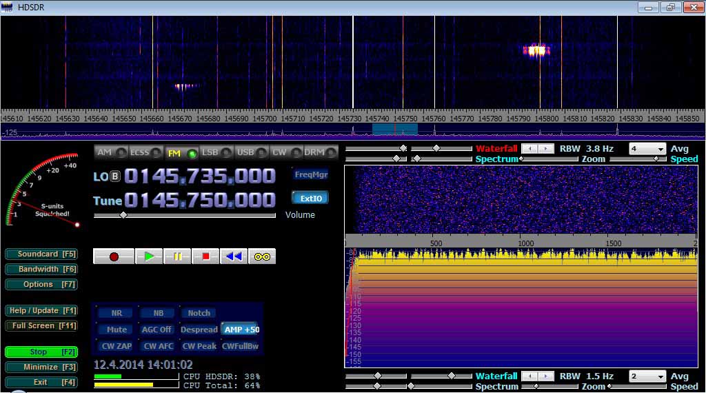 2014-04-12 - 145.750 MHz häiriöt vertikaaliantennilla autosta paloaseman pihalla (c) OH7HJ.JPG