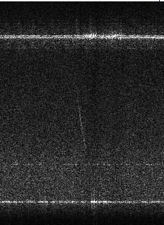 mf20160708103220_20160708103445_crop - Meteor head echo doppler - Rx at Vesanto - Moscow and St Petersburg TV - Freq resolution abt 10 Hz per pixel - Time 10 px per s - OH2AYP.jpg