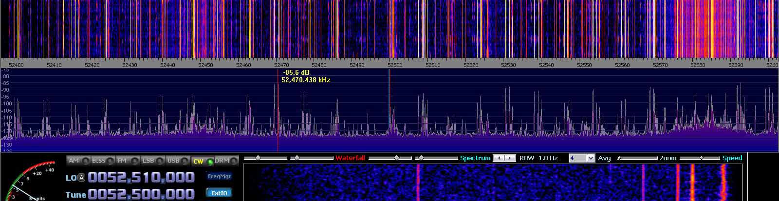 2014-07-04 52.500 MHz +- 100 kHz - Strong Es - 4-el dipole array with ends to St P - (c) OH7HJ.JPG