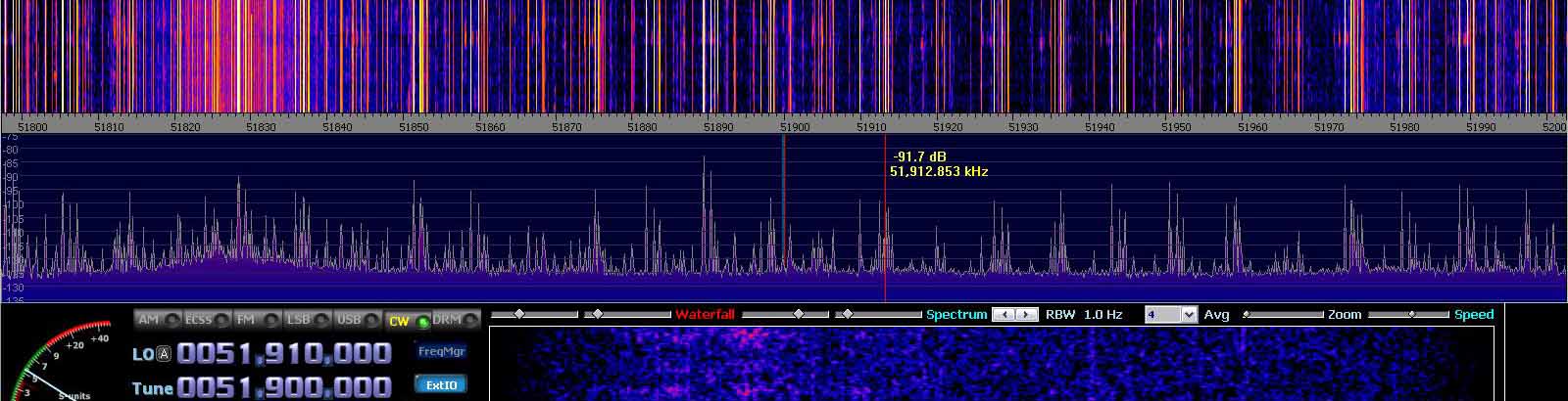 2014-07-04 51.900 MHz +- 100 kHz - Strong Es - 4-el dipole array with ends to St P - (c) OH7HJ.JPG