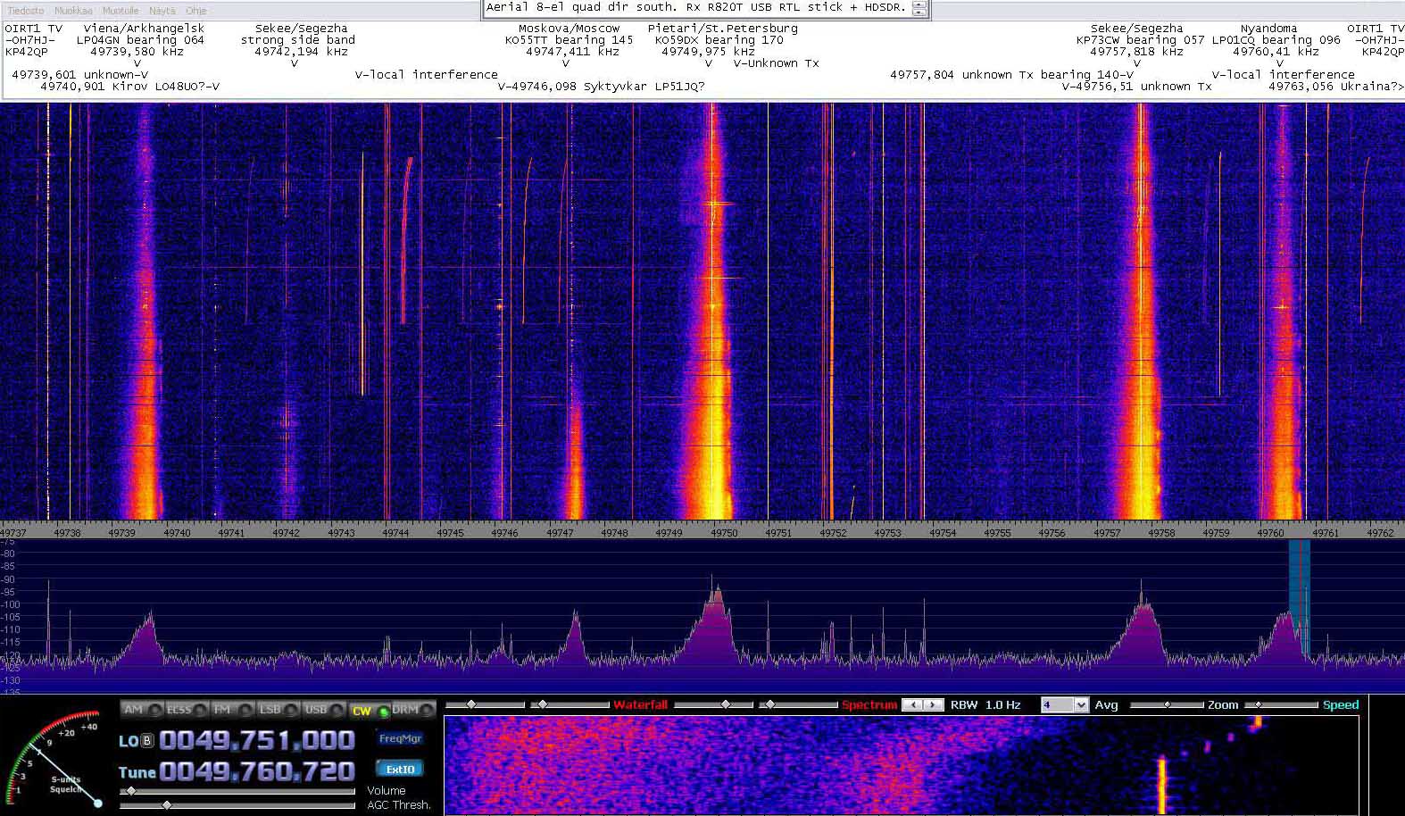 2014-01-01-11 - 49750 kHz OIRT1 TV - Aurora main flares rising - Nyandoma high side flare - 8-el quagi dir S - (c) OH7HJ.JPG