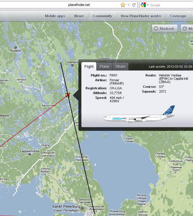 2012-02-02 49.750 St Petersburg TV Tx Aircraft Scatter Direction Finding Example (c) OH7HJ.jpg